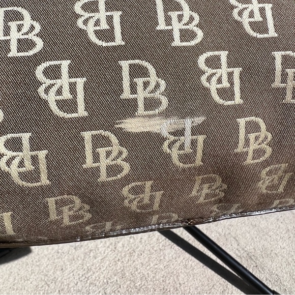 Dooney & Bourke “DB” Signature Logo Pattern Canvas Tote - Picture 7 of 15